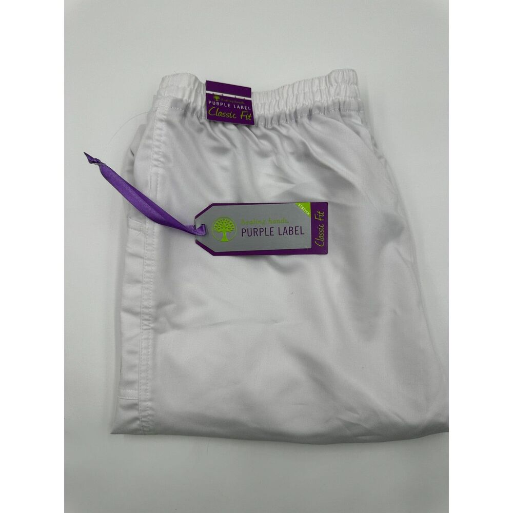 Healing Hands Purple Label Scrub Pants Size M Drawstring Pants Scrubs NWT